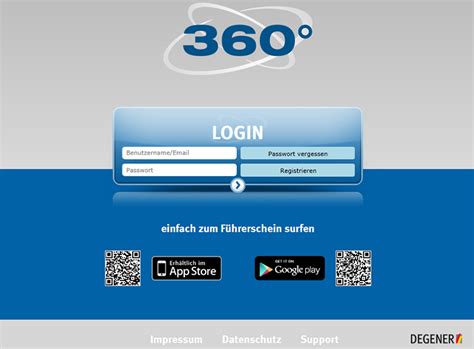 360 grad online login registerportal